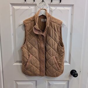 Z Supply Camel Quilted Vest